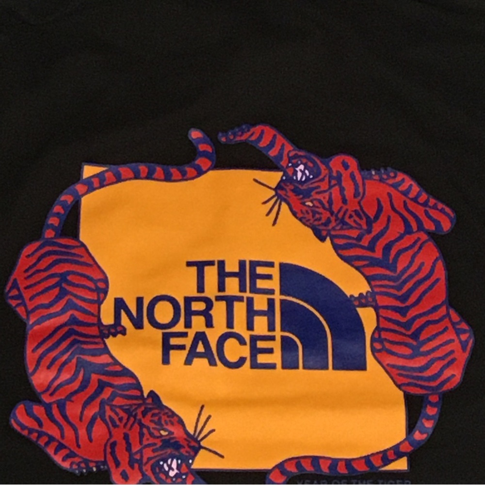 The North Face Pullover Hoodie Hooded Sweatshirt Sweater Mens Sz L Black New NWT - Picture 6 of 7